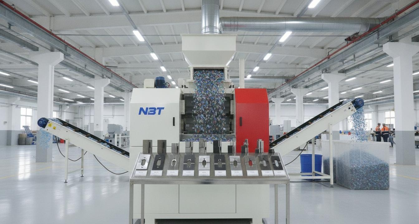 05 PET Bottle Flake Production Lines Choose Granulator Blade Material for Throughput