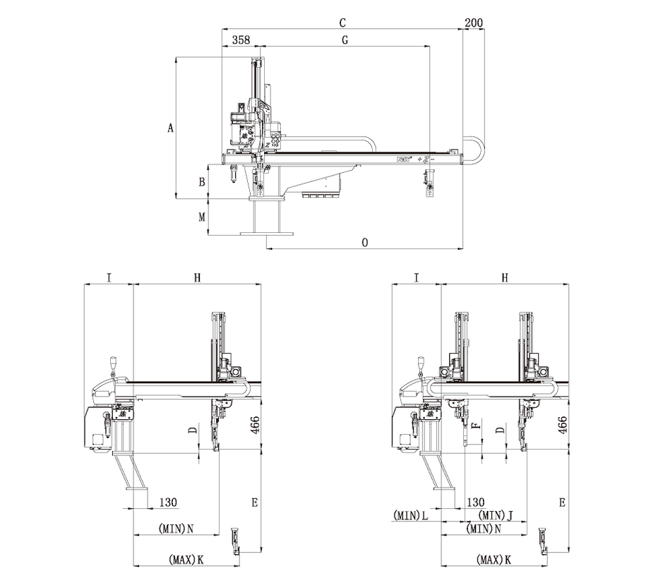 3 AXIS ROBOT-three section type-1