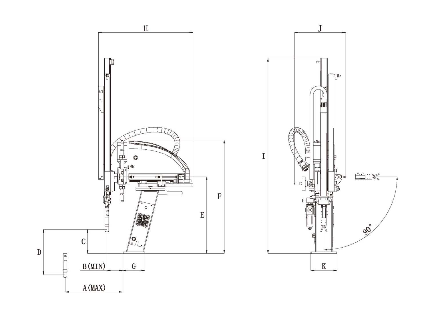 sprue picker-cylinder type1